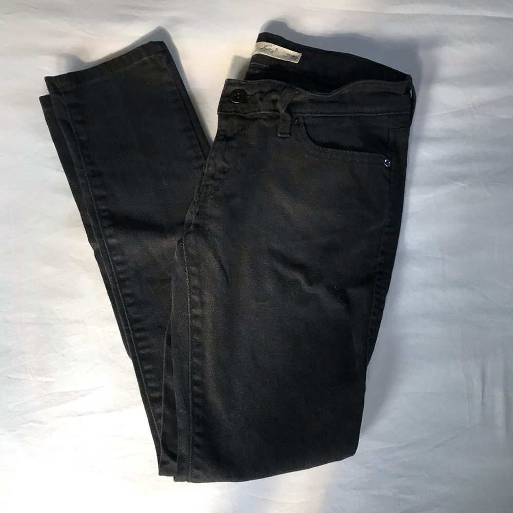 Levi’s Skinny 531 Black Denim Jeans, size 2